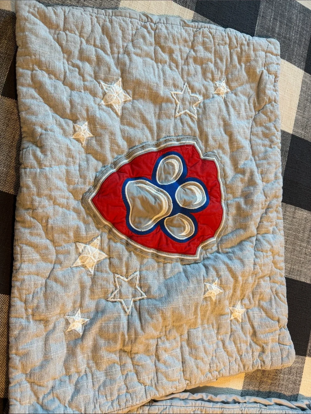 Pottery Barn Kids quilted pillow